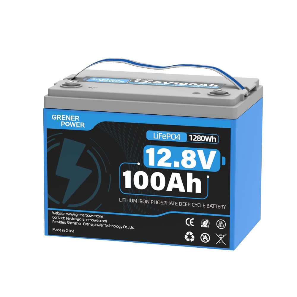 Lifepo4 Battery 12V 100Ah - 12V 100Ah LiFePO4 Batterijgroep 24, 15000