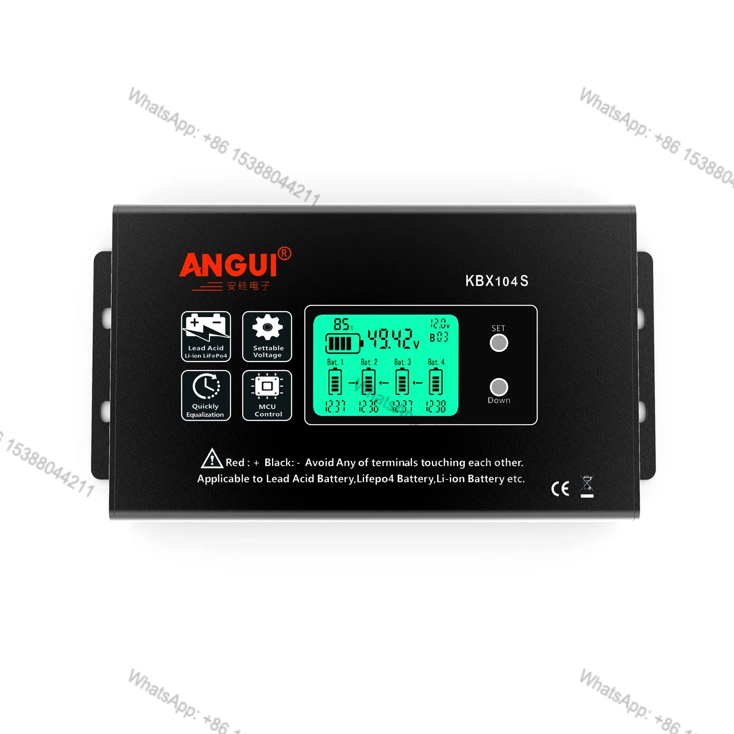 Battery Balancer 4S 12V Active Equalizer - Hot ANGUI Batterij-equalizer 10A KBX104S 4x12V