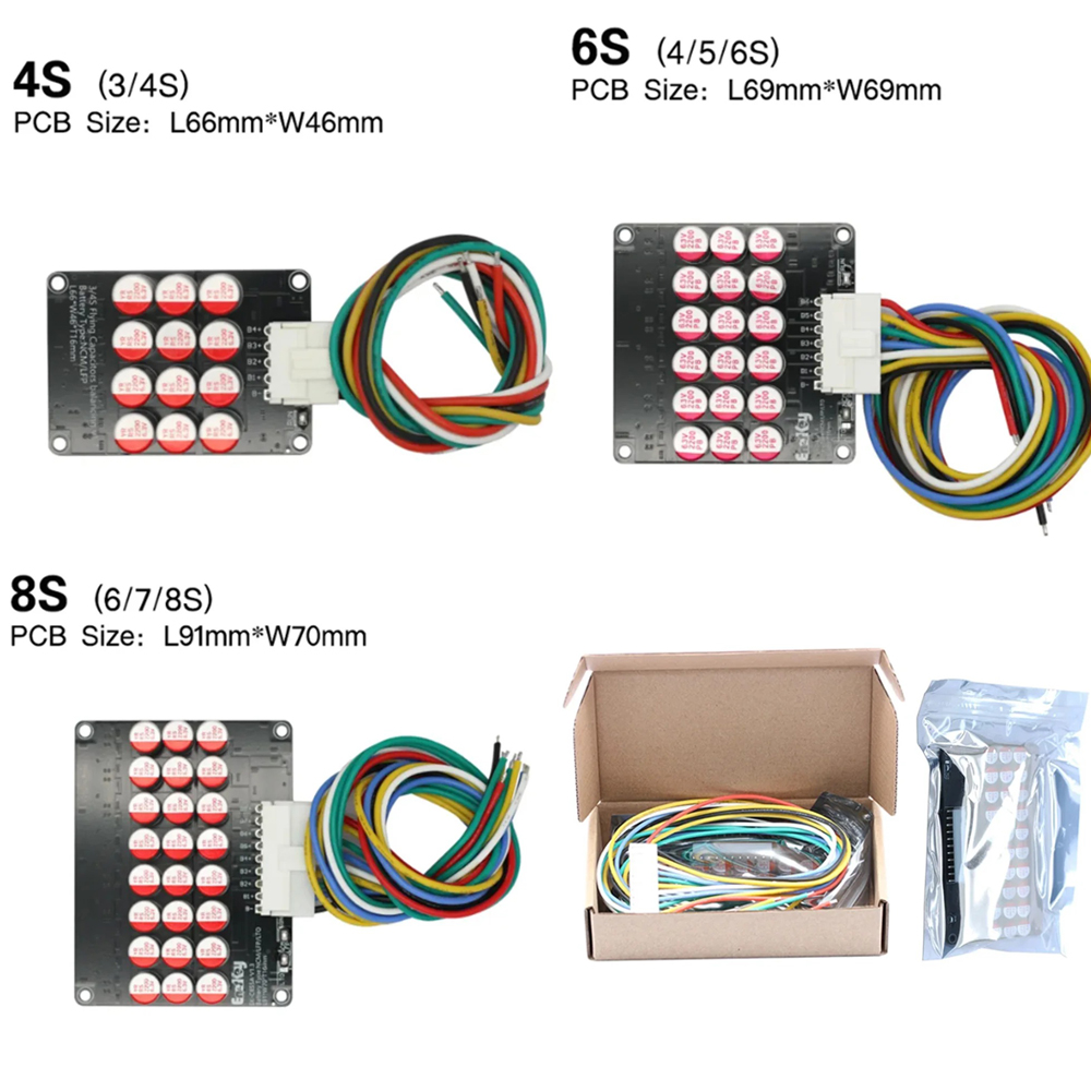 Battery Balancer 4S 12V Active Equalizer - 4S 8S 16S 6A Actieve Equalizer