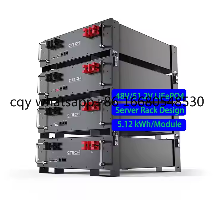 Lifepo4 48V 100Ah Server Rack - 48V 51.2V 100Ah 200Ah Lithiumbatterij BMS