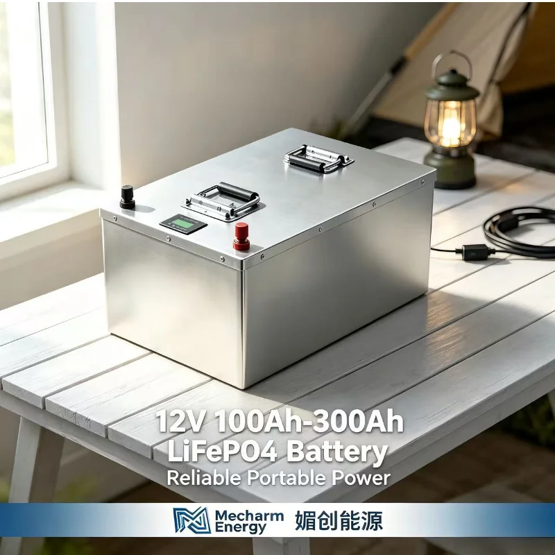 Lifepo4 12V 300Ah Deep Cycle - Hoge-capaciteit 12V recyclebare LiFePO4 opslagmodule 100Ah-300Ah,