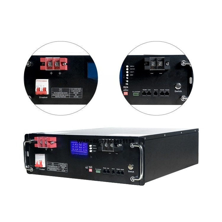 Lifepo4 48V 100Ah Server Rack - 5KWh 10KWh 15kwh 24V 48V 51.2V