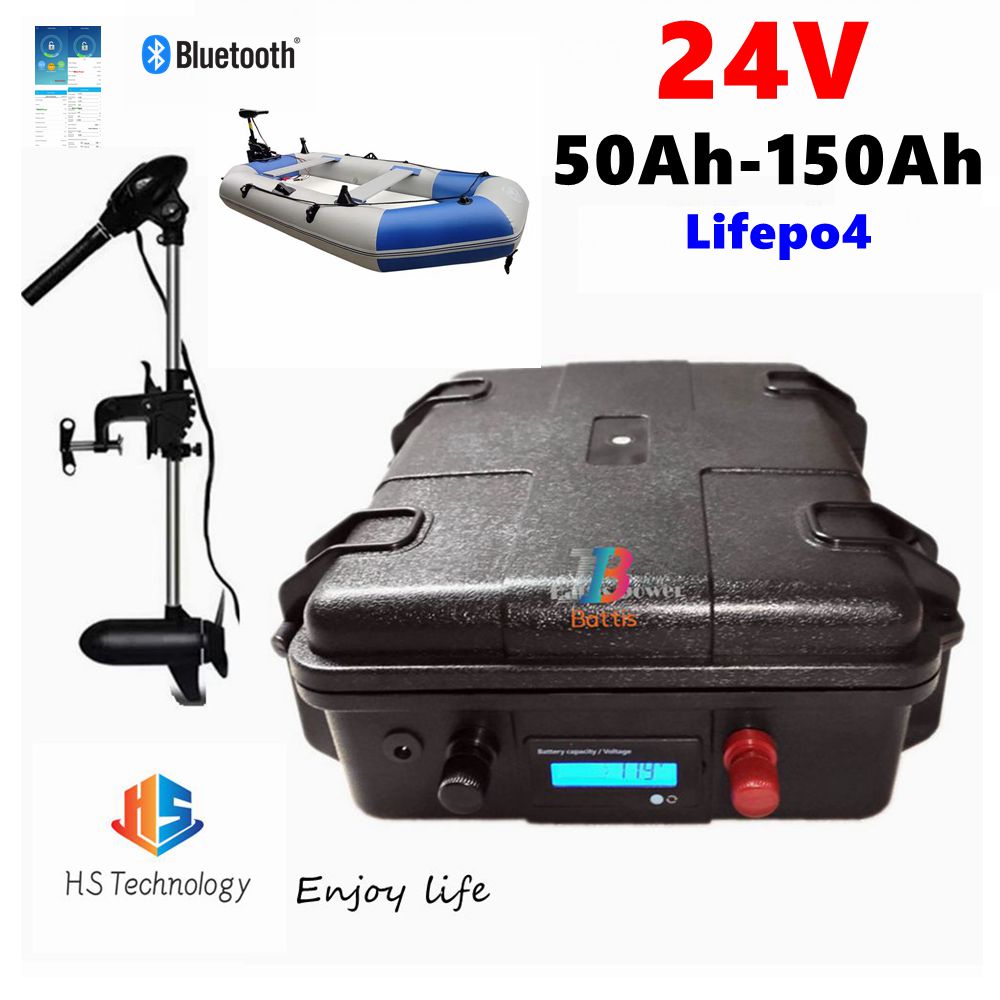Lifepo4 Battery 24V 100Ah Trolling Motor - 24V 50Ah 60Ah 80Ah 100Ah 130Ah