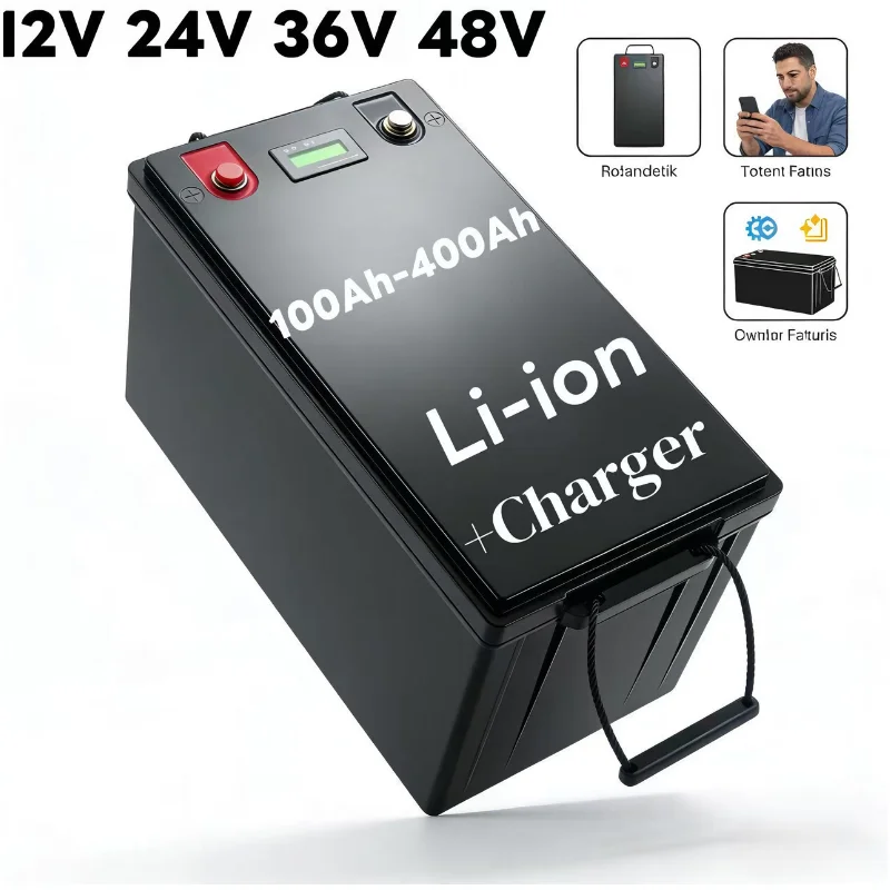 12V 100Ah Lifepo4 Bluetooth Bms - Bluetooth BMS Lithium-batterij | 12V-48V 100Ah-400Ah