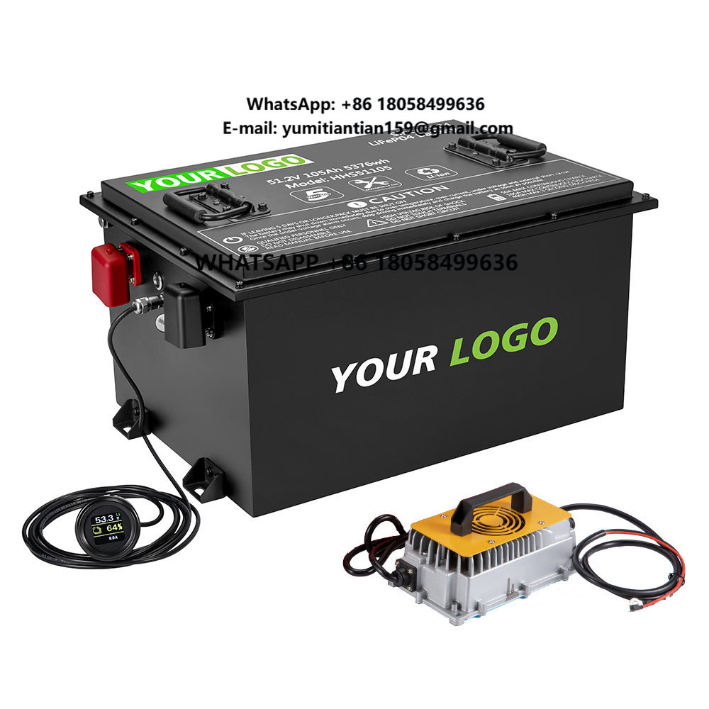 Lifepo4 48V 50Ah Golf Cart - 48V 51.2V Lifepo4 Lipo accu aangedreven