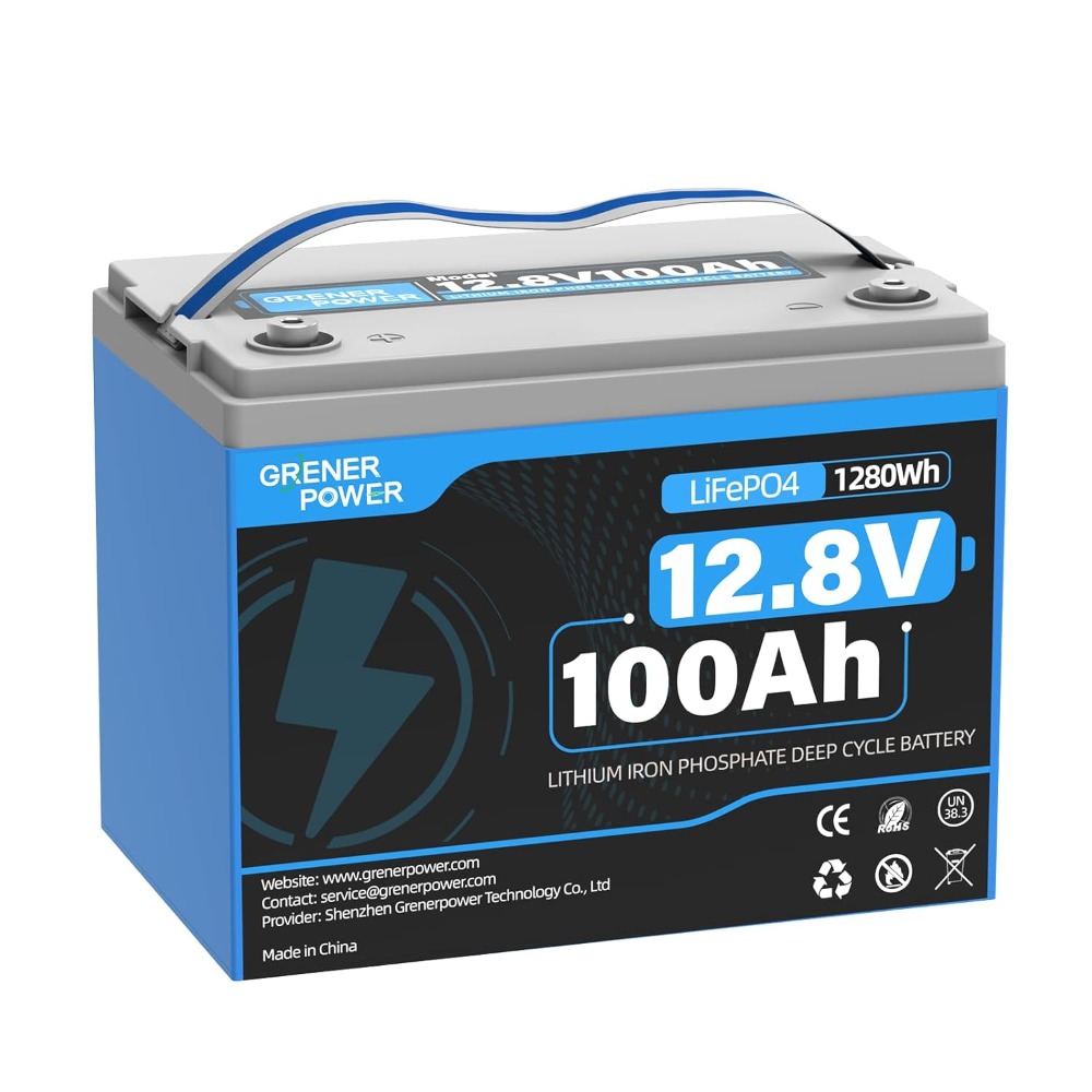 Lifepo4 Battery 12V 100Ah - 12V 100Ah LiFePO4-batterij, 15000 cycli, A+