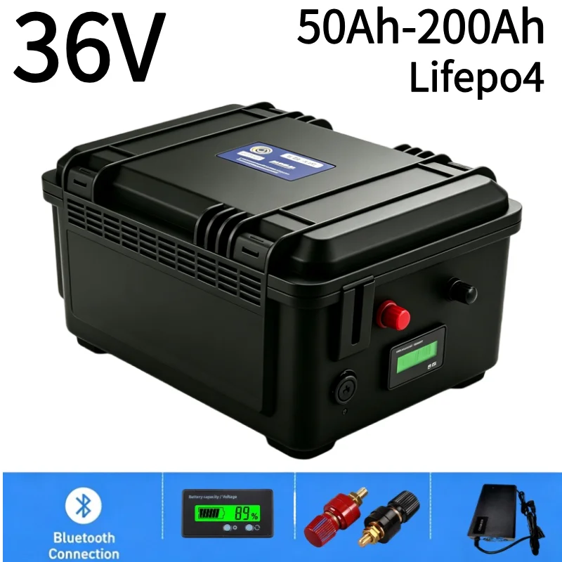 Lifepo4 48V 50Ah Golf Cart - 36V LiFePO4 Batterijpakket 50Ah-200Ah Met Bluetooth