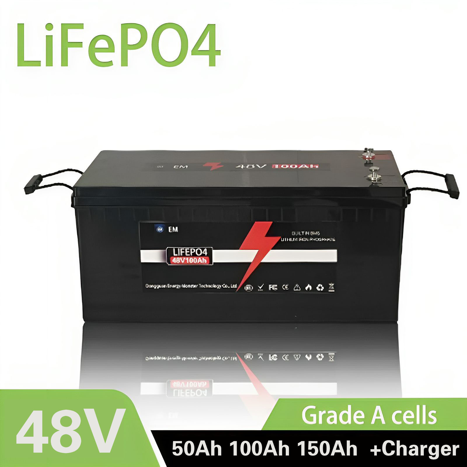 Lifepo4 48V 50Ah Golf Cart - 48v 50Ah 100AH 150Ah lifepo4 batterij