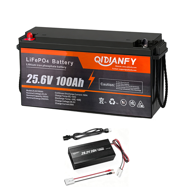 Lifepo4 Battery 24V 100Ah Trolling Motor - Qidianfy 24V 100Ah LiFePO4 lithiumbatterij en