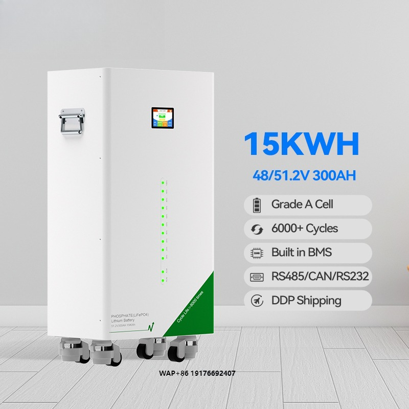 Lifepo4 Battery 51.2V 280Ah - JK BMS 15kWh 51.2V 280Ah/314Ah Split