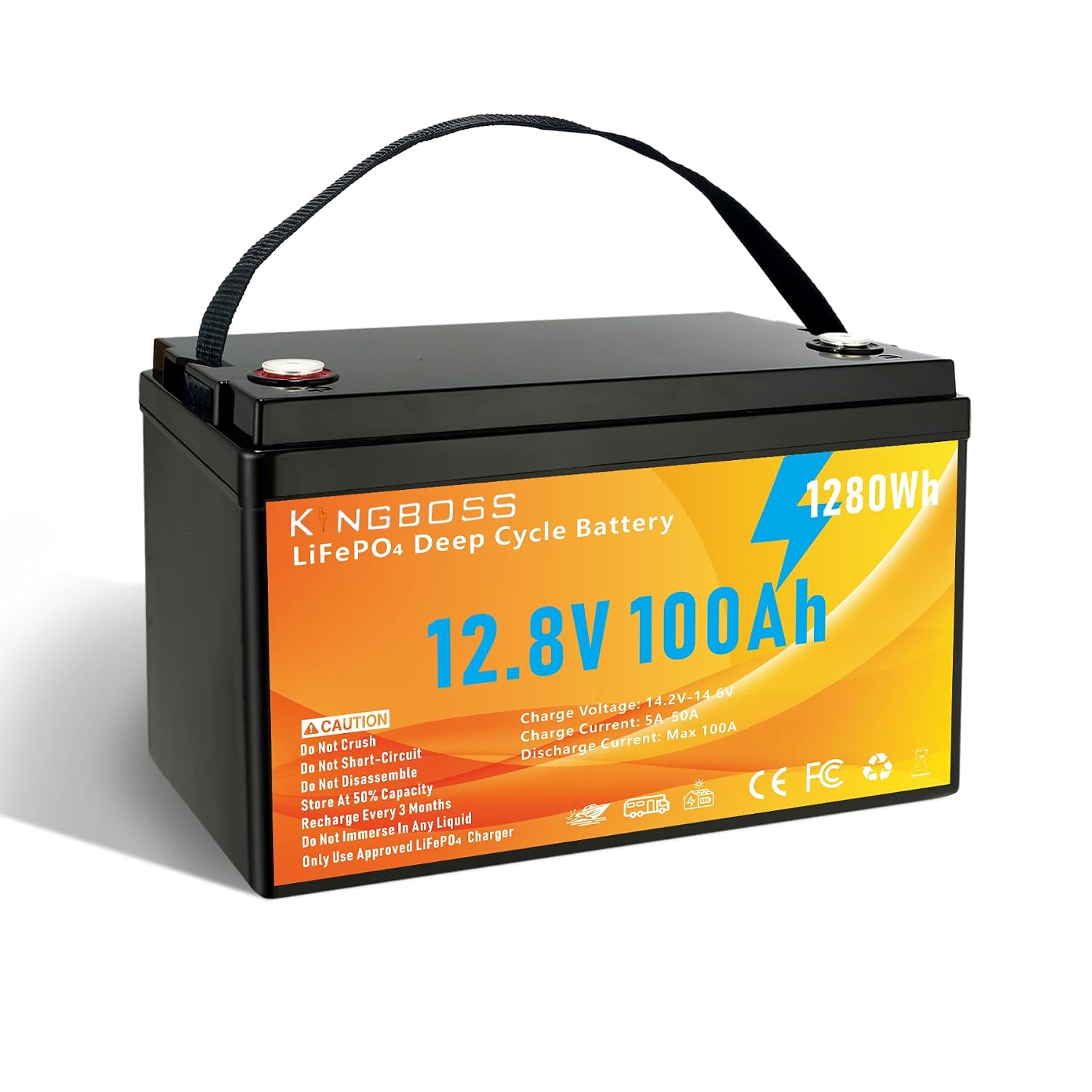 12V 100Ah LiFePO4 diepcyclusba - Lifepo4 Battery 12V 100Ah recensie en prijs
