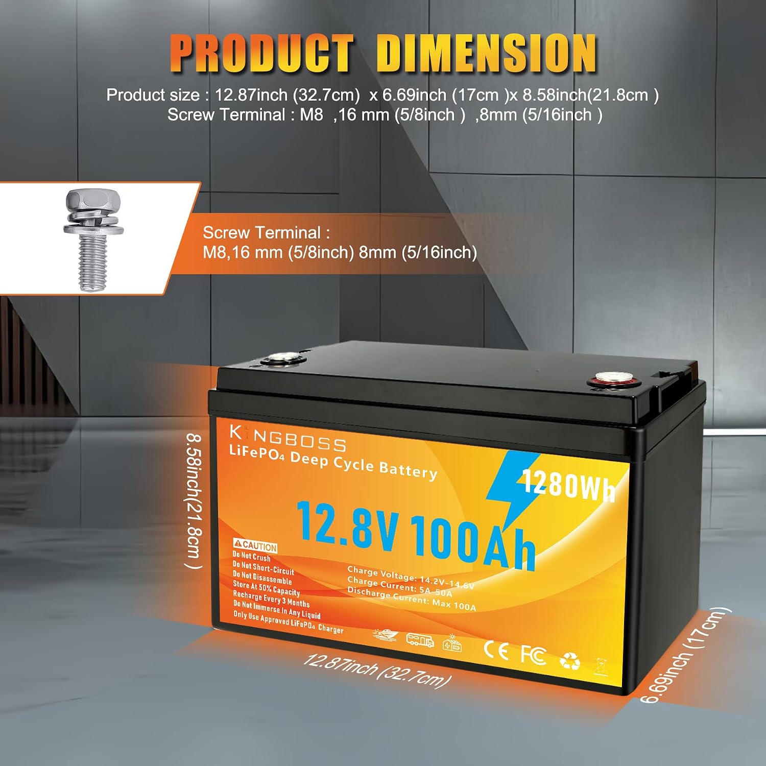 12V 100Ah LiFePO4 diepcyclusba - Lifepo4 Battery 12V 100Ah recensie en prijs