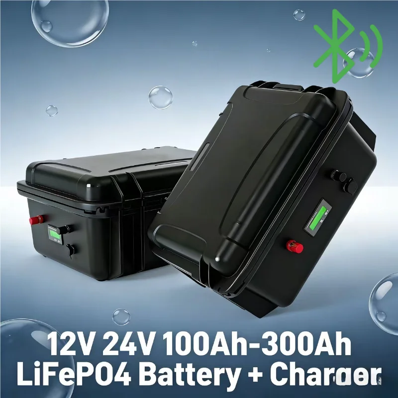 12V/24V LiFePO4-accu (100Ah-40 - 12V 100Ah Lifepo4 Bluetooth Bms recensie en prijs