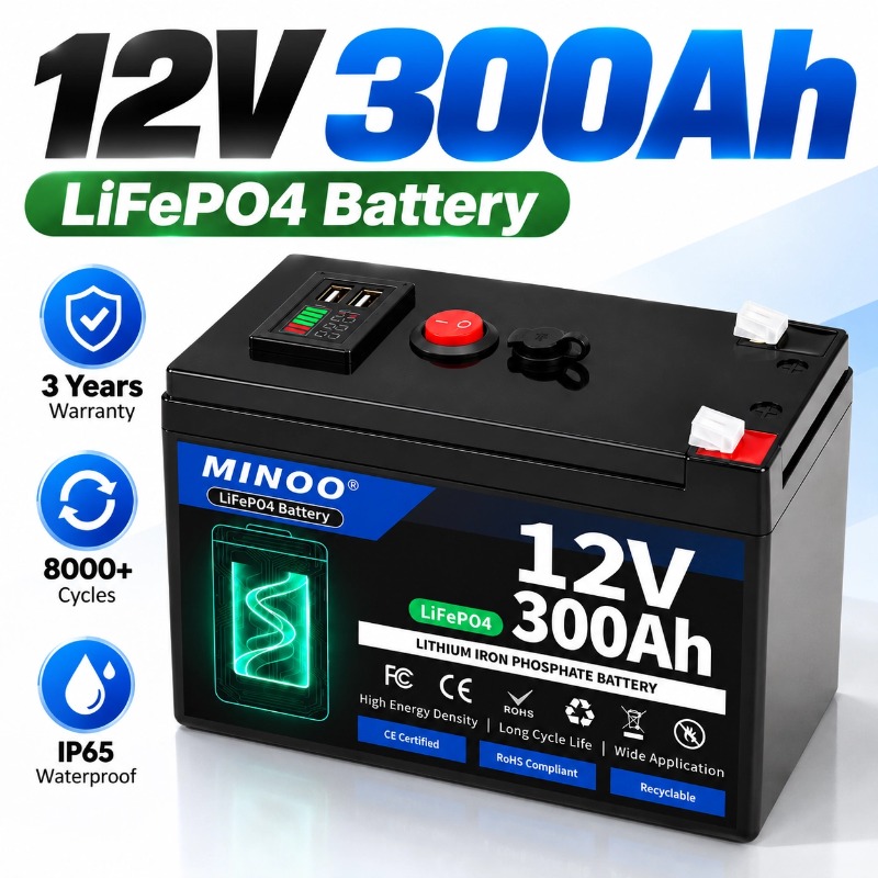 12V 300Ah LiFePO4-batterij, 80 - Lifepo4 12V 300Ah Deep Cycle recensie en prijs