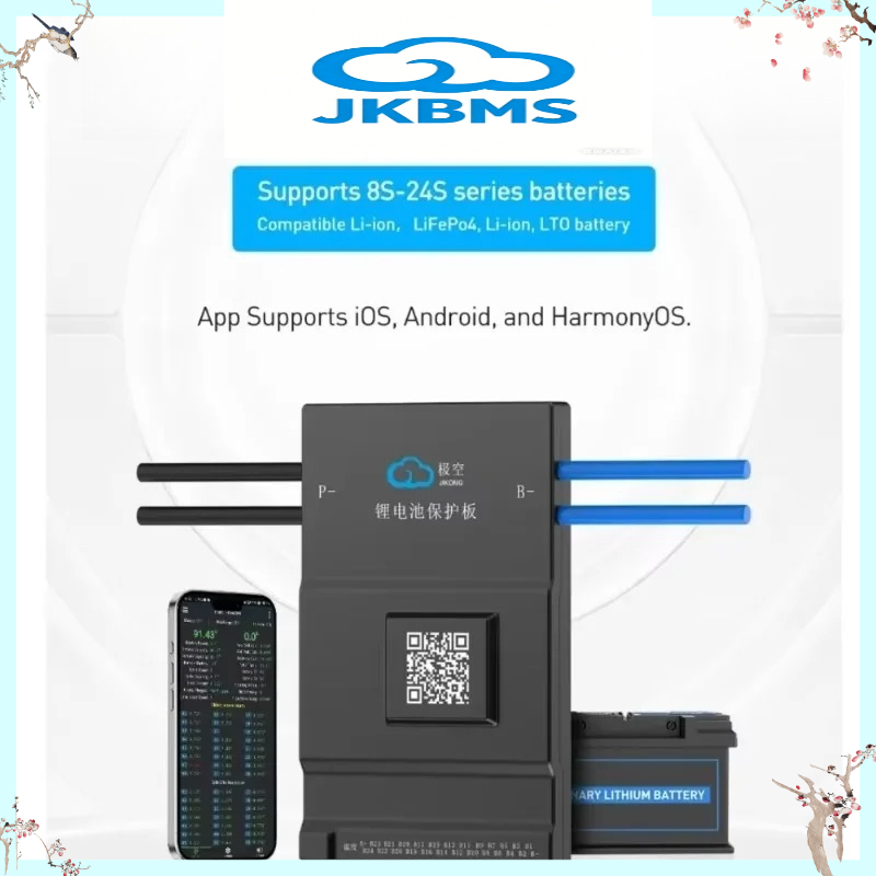JKBMS 100A 120A 150A 200A Li-I - Lifepo4 Battery 24V 200Ah recensie en prijs