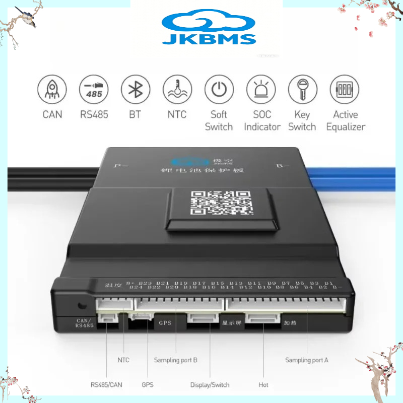 JKBMS 100A 120A 150A 200A Li-I - Lifepo4 Battery 24V 200Ah recensie en prijs