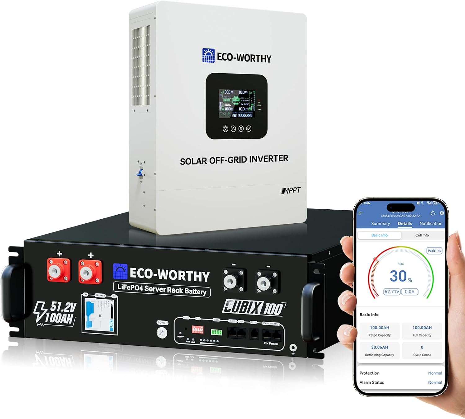 48V thuisback-upvoeding, 5120W - Lifepo4 48V 100Ah Server Rack recensie en prijs