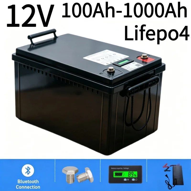 12V LiFePO4-batterij 100Ah-100 - 12V 100Ah Lifepo4 Bluetooth Bms recensie en prijs
