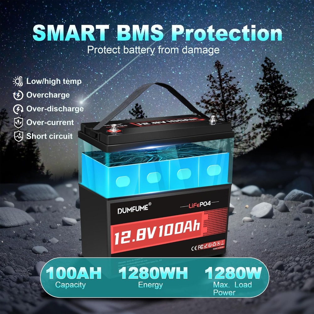 12V 100Ah LiFePO4 Batterijgroe - Lifepo4 Battery 12V 100Ah recensie en prijs