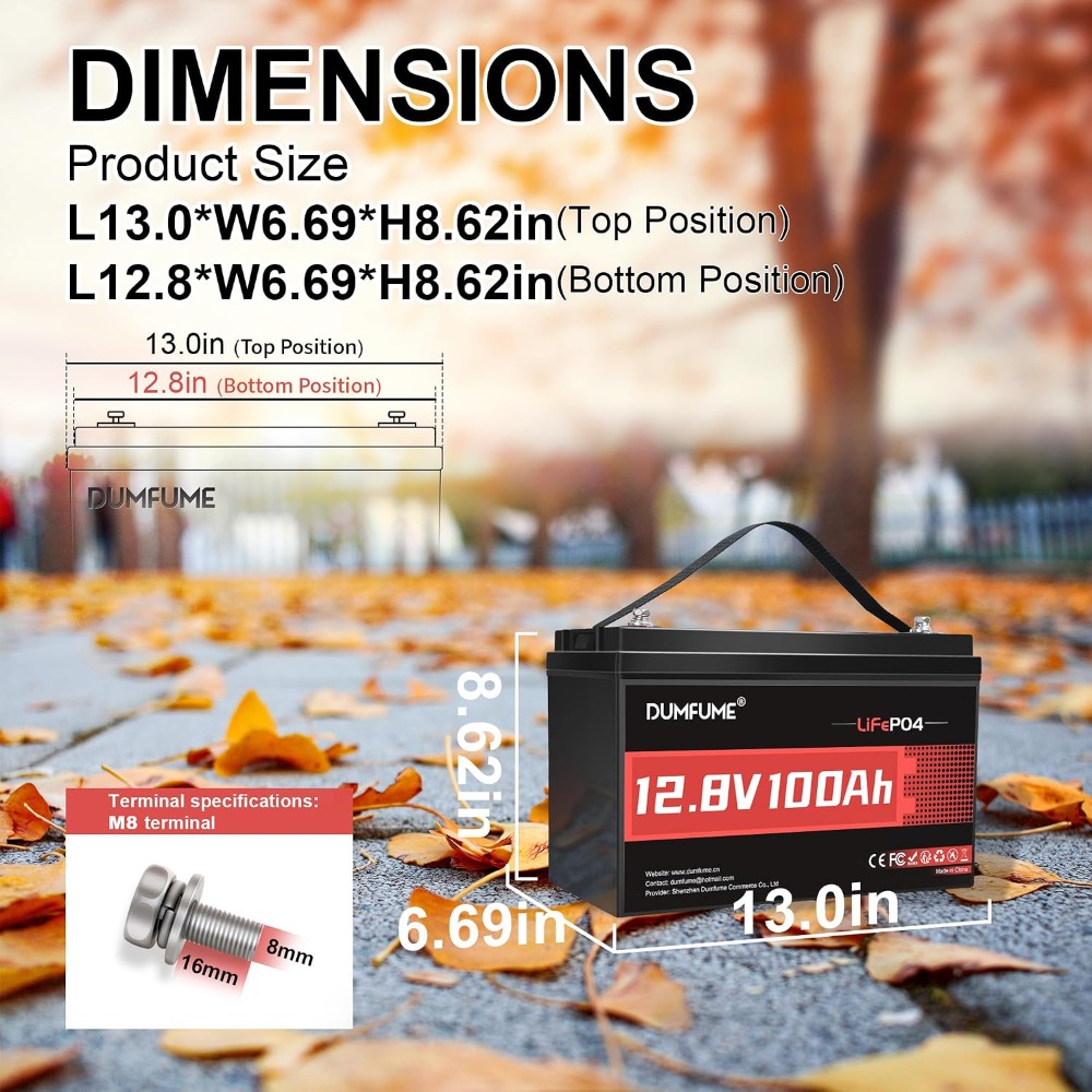 12V 100Ah LiFePO4 Batterijgroe - Lifepo4 Battery 12V 100Ah recensie en prijs