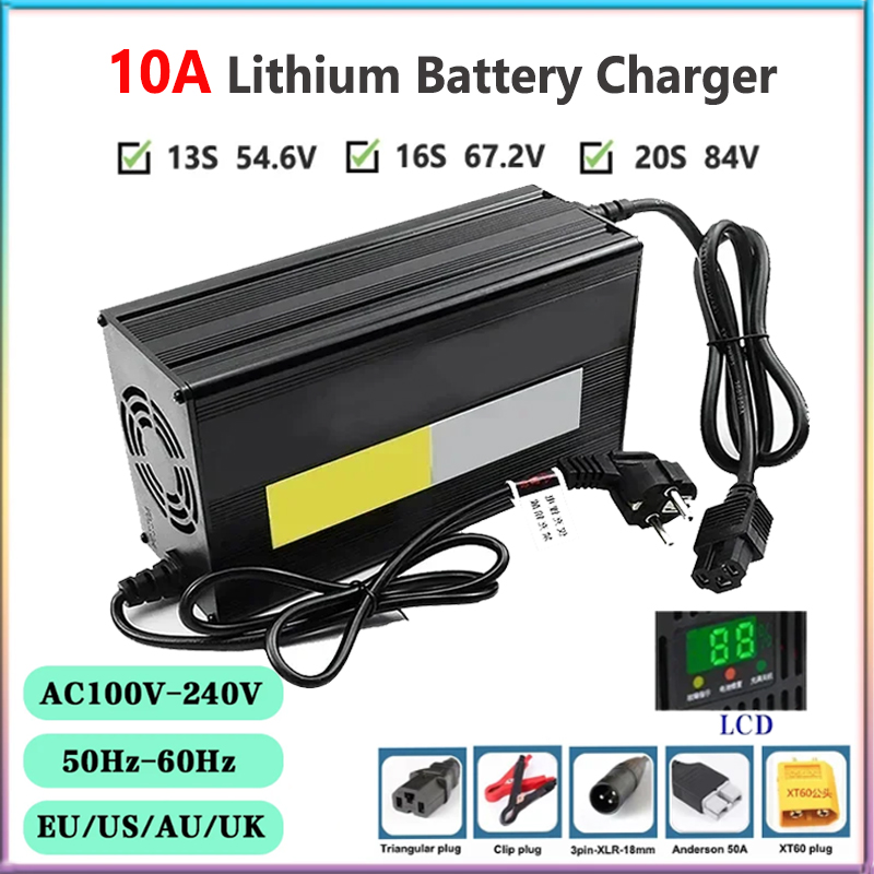 10a 48V 60V 72V Lithium Batter - Lifepo4 Charger 48V 20A recensie en prijs
