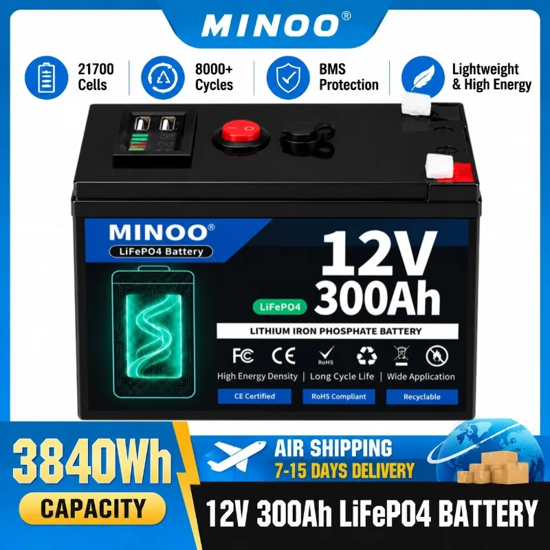 12V 300Ah LiFePO4 zonnebatteri - Lifepo4 12V 300Ah Deep Cycle recensie en prijs