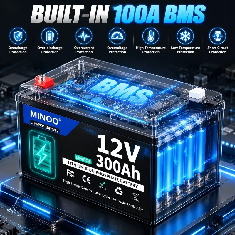 12V 300Ah LiFePO4 zonnebatteri - Lifepo4 12V 300Ah Deep Cycle recensie en prijs