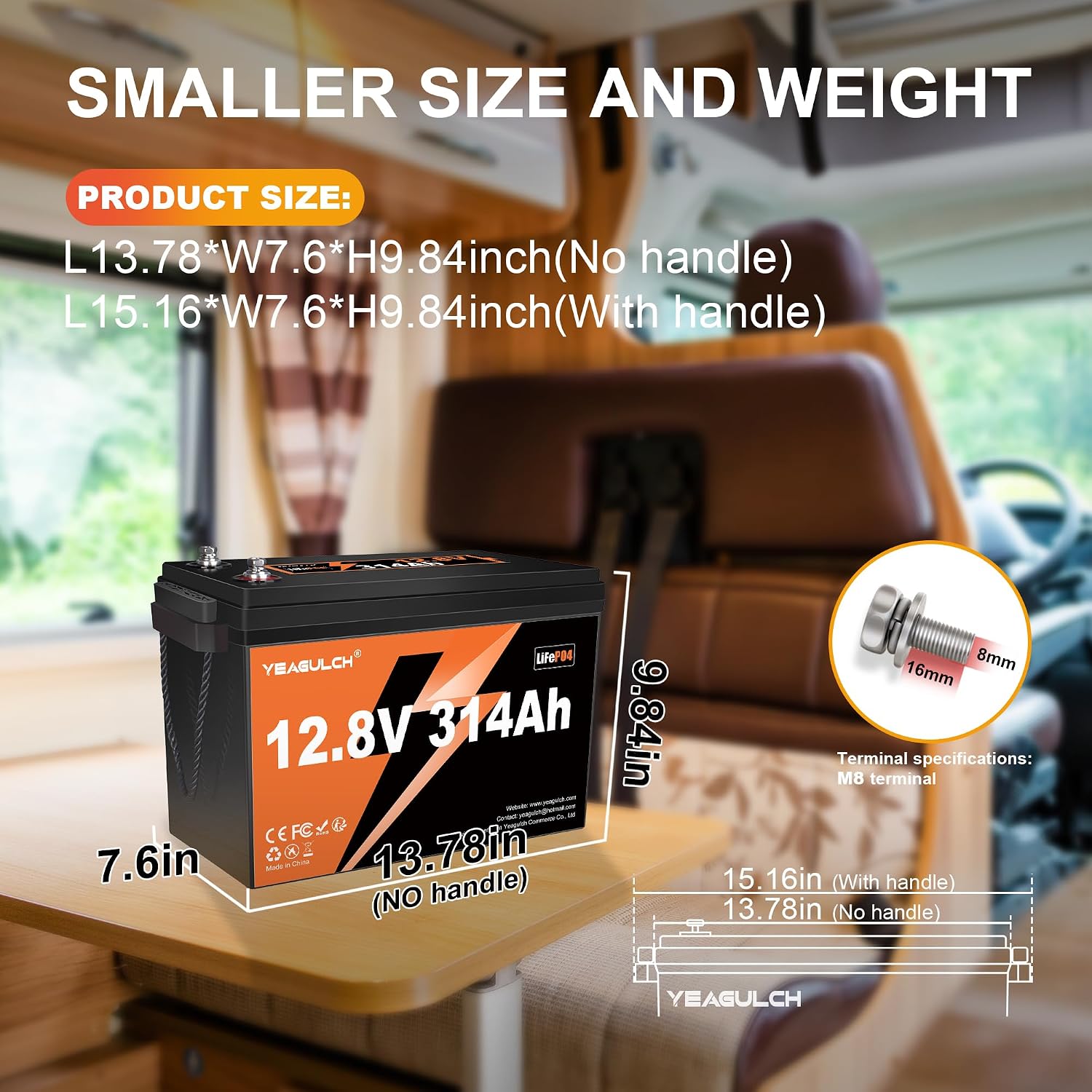 12V 300Ah LiFePO4 lithiumbatte - Lifepo4 12V 300Ah Deep Cycle recensie en prijs