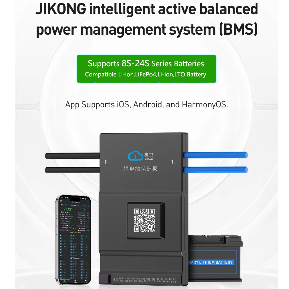JK BMS Actieve Balancer 150A 2 - Smart Bms 16S 48V 200A Bluetooth recensie en prijs