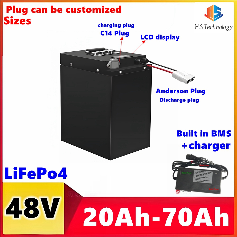 48V 20Ah 30Ah 40Ah 45ah 50ah 6 - Lifepo4 48V 50Ah Golf Cart recensie en prijs
