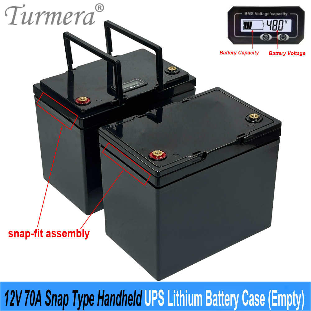 Turmera 12V 70A Lege Snap-fit  - Lifepo4 Battery Box Diy 12V 100Ah recensie en prijs