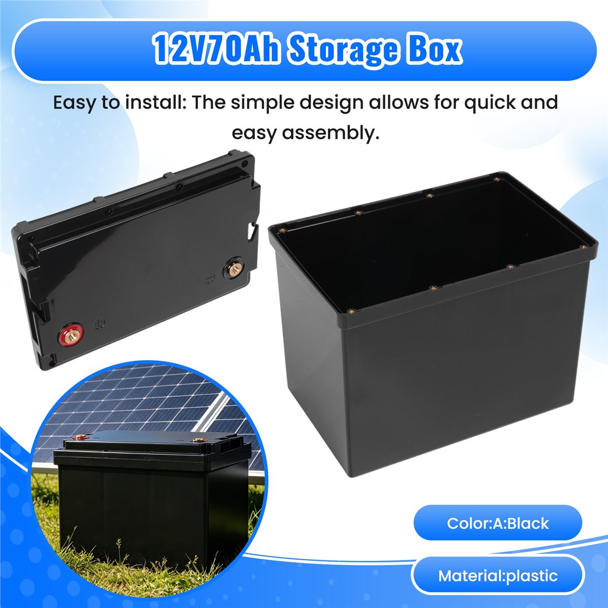 Handige 12V70Ah opbergbox 12V  - Lifepo4 Battery Box Diy 12V 100Ah recensie en prijs