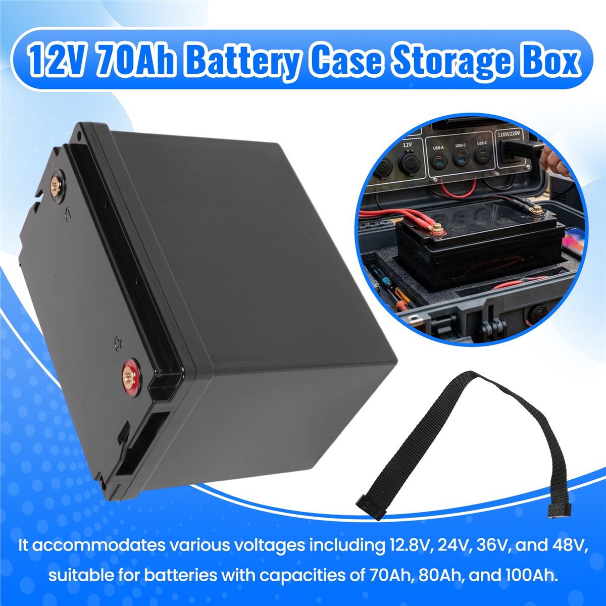 Handige 12V70Ah opbergbox 12V  - Lifepo4 Battery Box Diy 12V 100Ah recensie en prijs