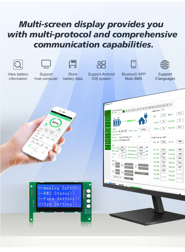 16S 48V 200A LiFePO4 BMS – Sma - Smart Bms 16S 48V 200A Bluetooth recensie en prijs