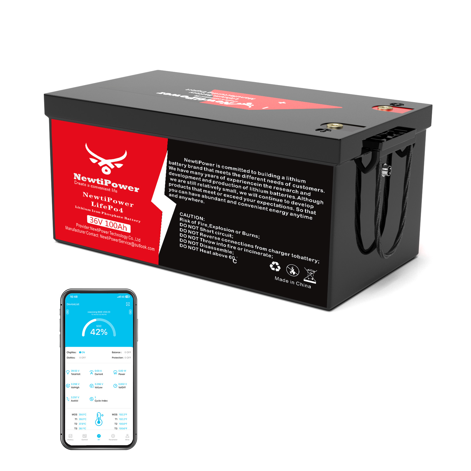 36V 100Ah LiFePO4 Lithium-batt - Lifepo4 Battery 36V 100Ah recensie en prijs