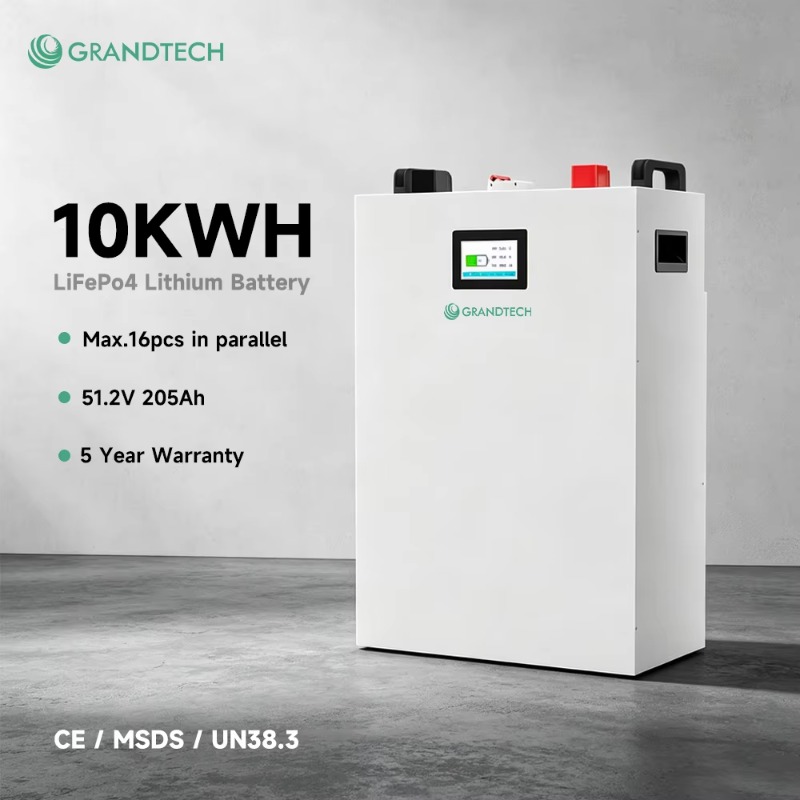 Grandtech Solar Power Wall 5kw - Lifepo4 Battery 24V 200Ah recensie en prijs
