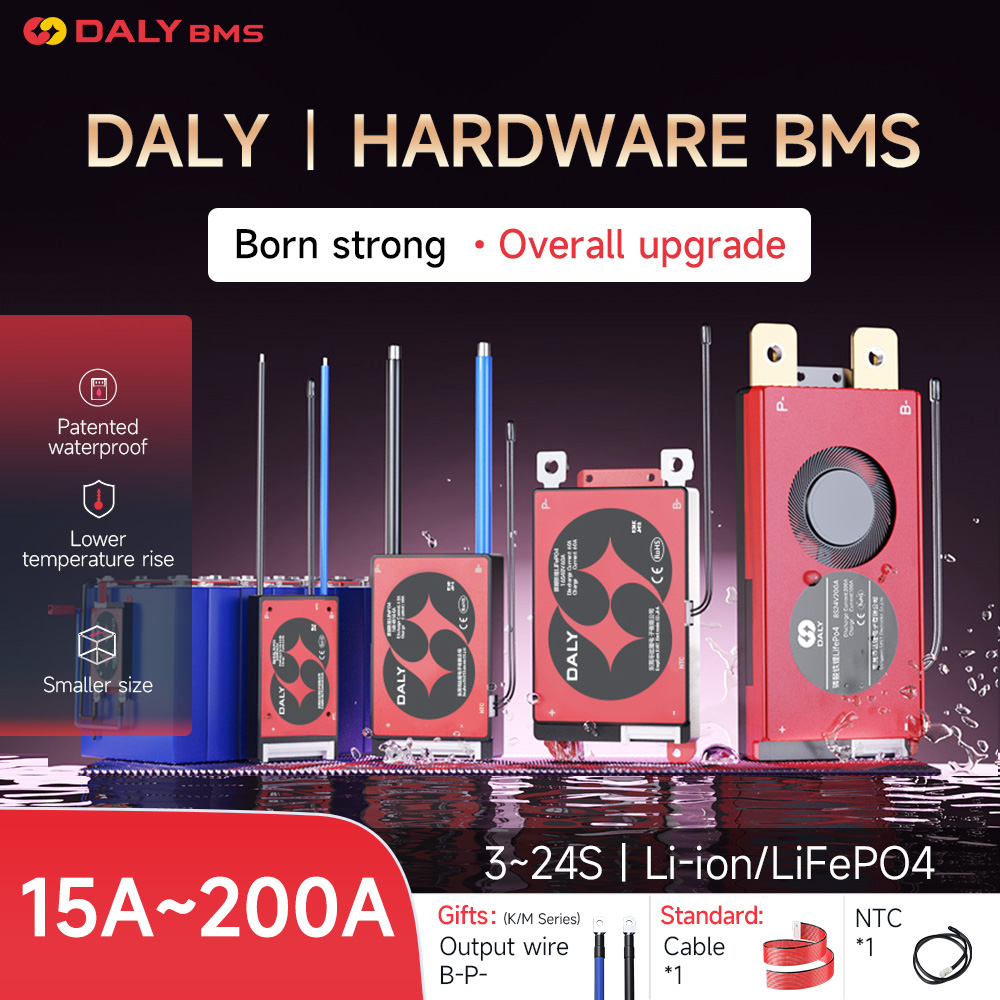 Daly BMS 4s Balans 18650 batte - Lifepo4 Battery 12V 100Ah recensie en prijs
