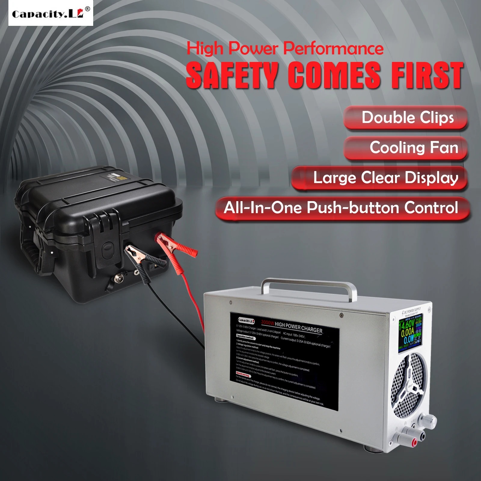 Verstelbare stroom/spanning sn - Lifepo4 Charger 48V 20A recensie en prijs