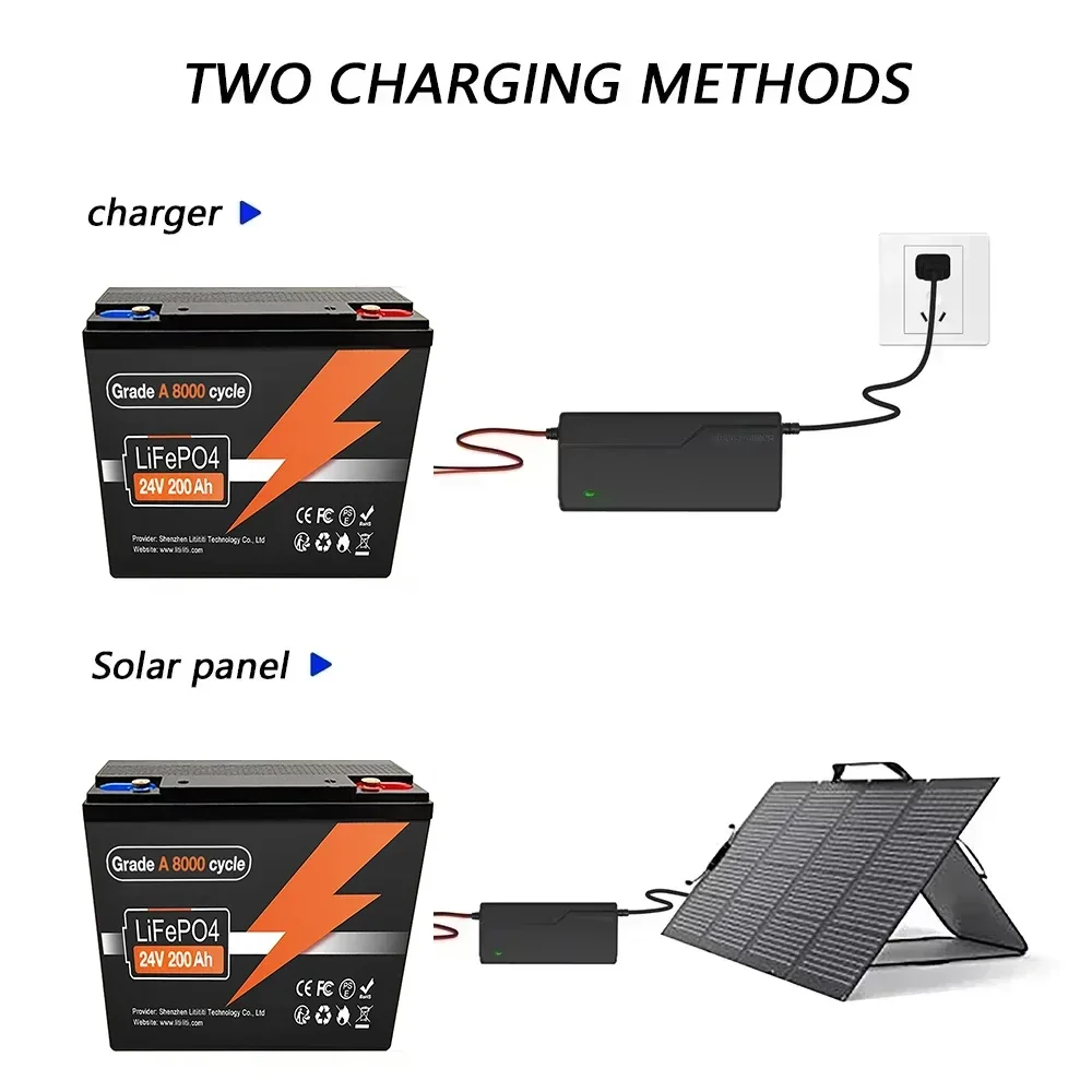 24V LiFePO4 lithiumbatterij, 2 - Lifepo4 Battery 24V 200Ah recensie en prijs