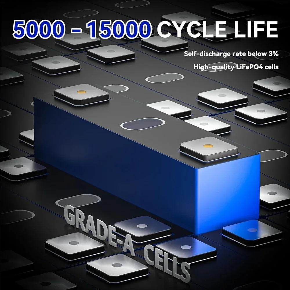 24V LiFePO4 lithiumbatterij, 2 - Lifepo4 Battery 24V 200Ah recensie en prijs