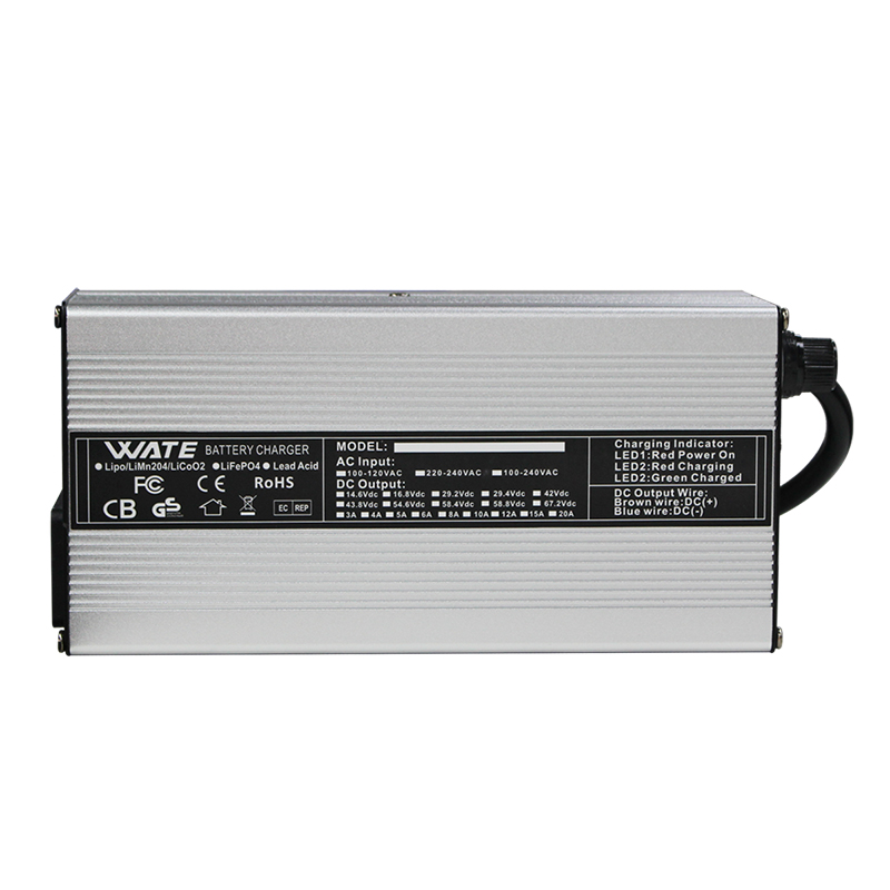 58.4V 12A LiFePO4 batterijlade - Lifepo4 Charger 48V 20A recensie en prijs