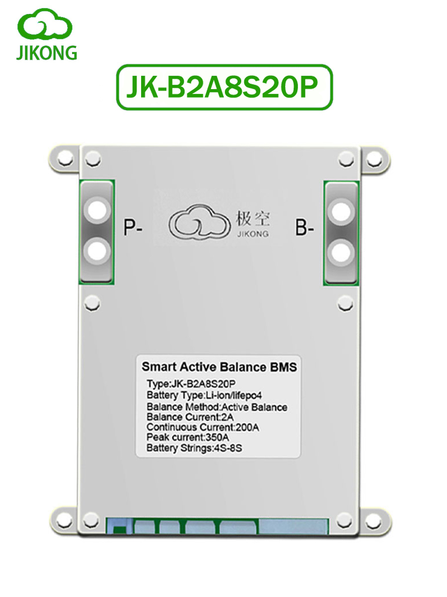 JK BMS 200A JK-B2A8S20P JKBMS  - Lifepo4 Battery 24V 200Ah recensie en prijs