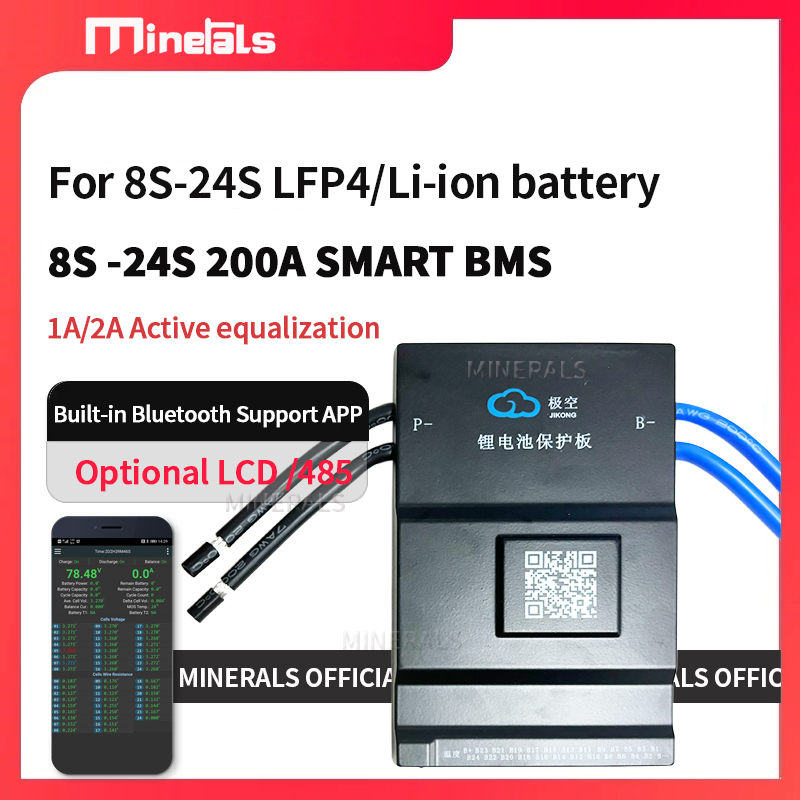 Jikong Smart BMS JK 8s 24s 21s - Smart Bms 16S 48V 200A Bluetooth recensie en prijs