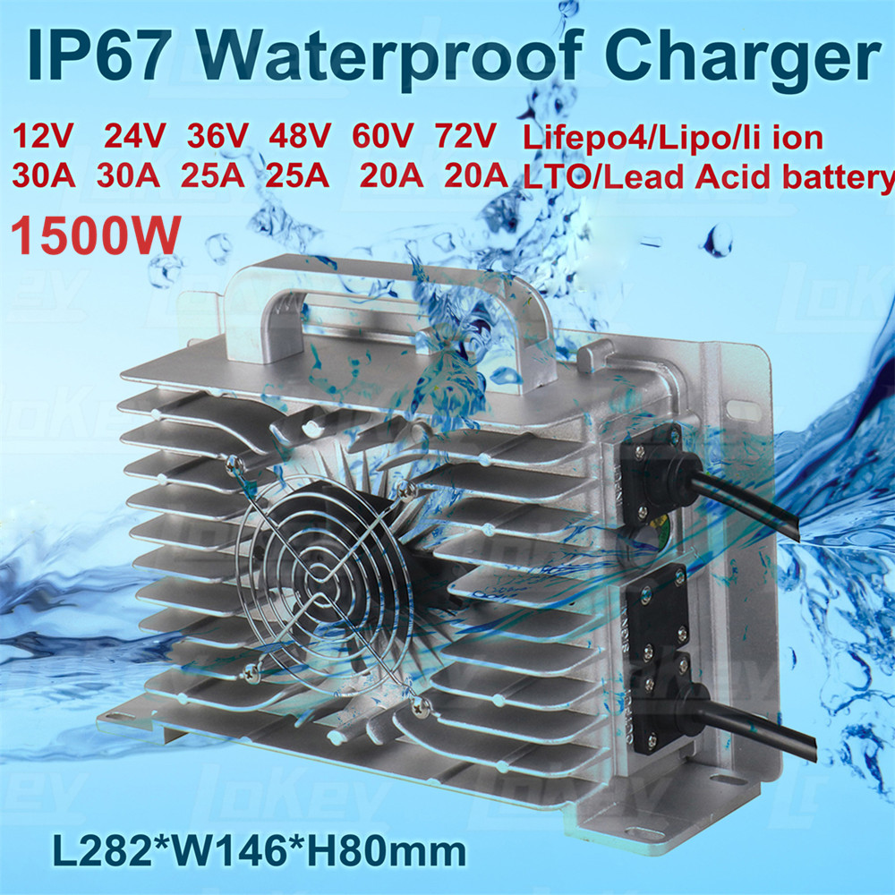 1500W 12V 24V 36V 48V 60V 72V  - Lifepo4 Charger 48V 20A recensie en prijs