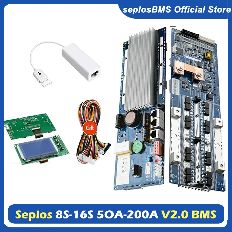 Seplos Nieuwe Smart BMS Onders - Smart Bms 16S 48V 200A Bluetooth recensie en prijs
