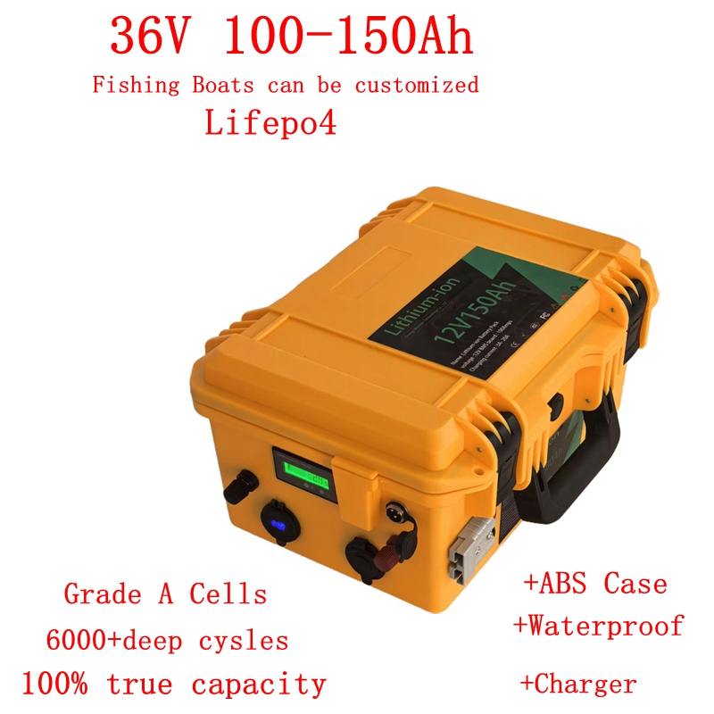 Waterdichte 36V 150Ah 100Ah 12 - Lifepo4 Battery 36V 100Ah recensie en prijs