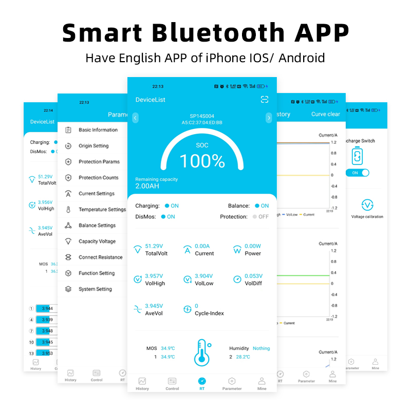 jbd smart bms 14s 10s 13s 17s  - Lifepo4 Battery 36V 100Ah recensie en prijs