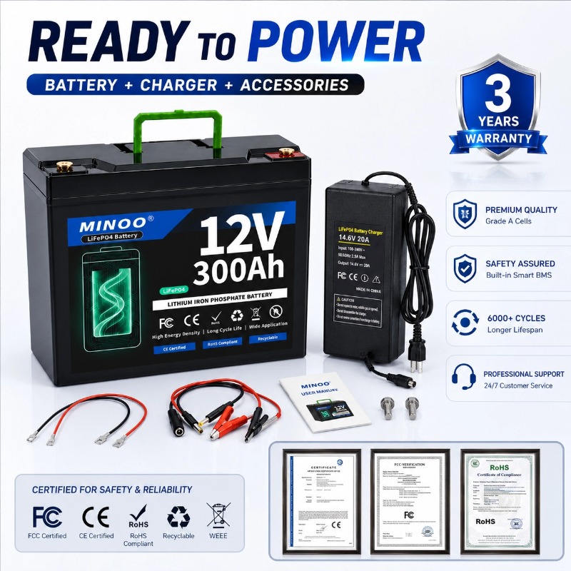 12V 300Ah Lithium LiFePO4-batt - Lifepo4 12V 300Ah Deep Cycle recensie en prijs