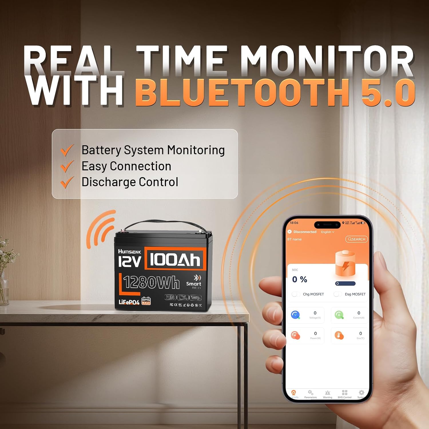 12V 100Ah LiFePO4 lithiumbatte - 12V 100Ah Lifepo4 Bluetooth Bms recensie en prijs