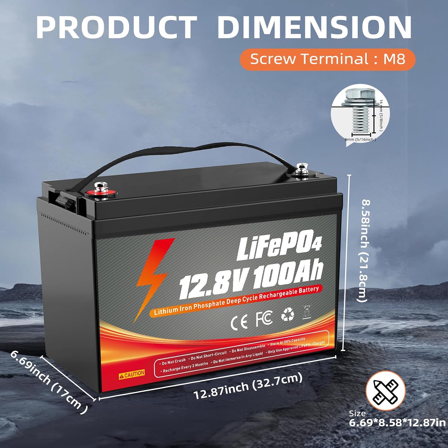 12V 100Ah LiFePO4-batterij met - Lifepo4 Battery 12V 100Ah recensie en prijs